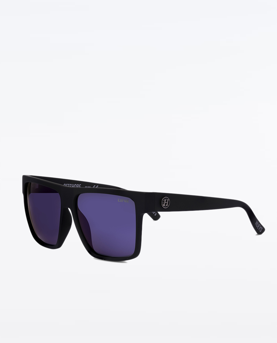 Liive Sunglasses Offshore Matte Black Mirror Polar Sunglasses