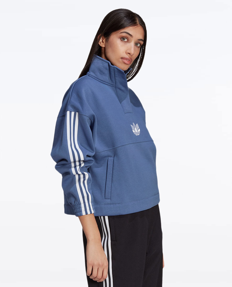 womens blue adidas sweatshirt