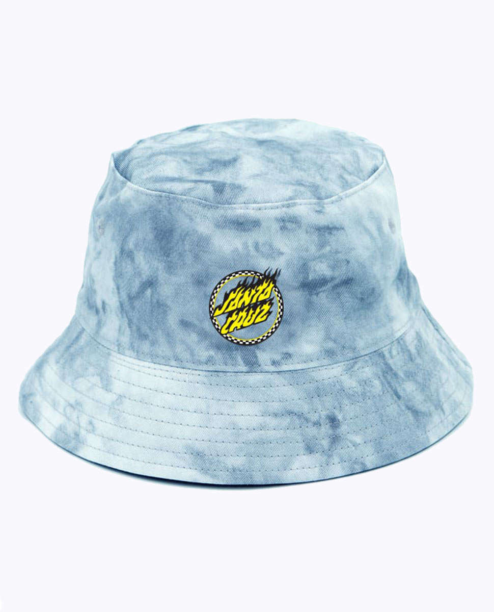 santa cruz tie dye bucket hat