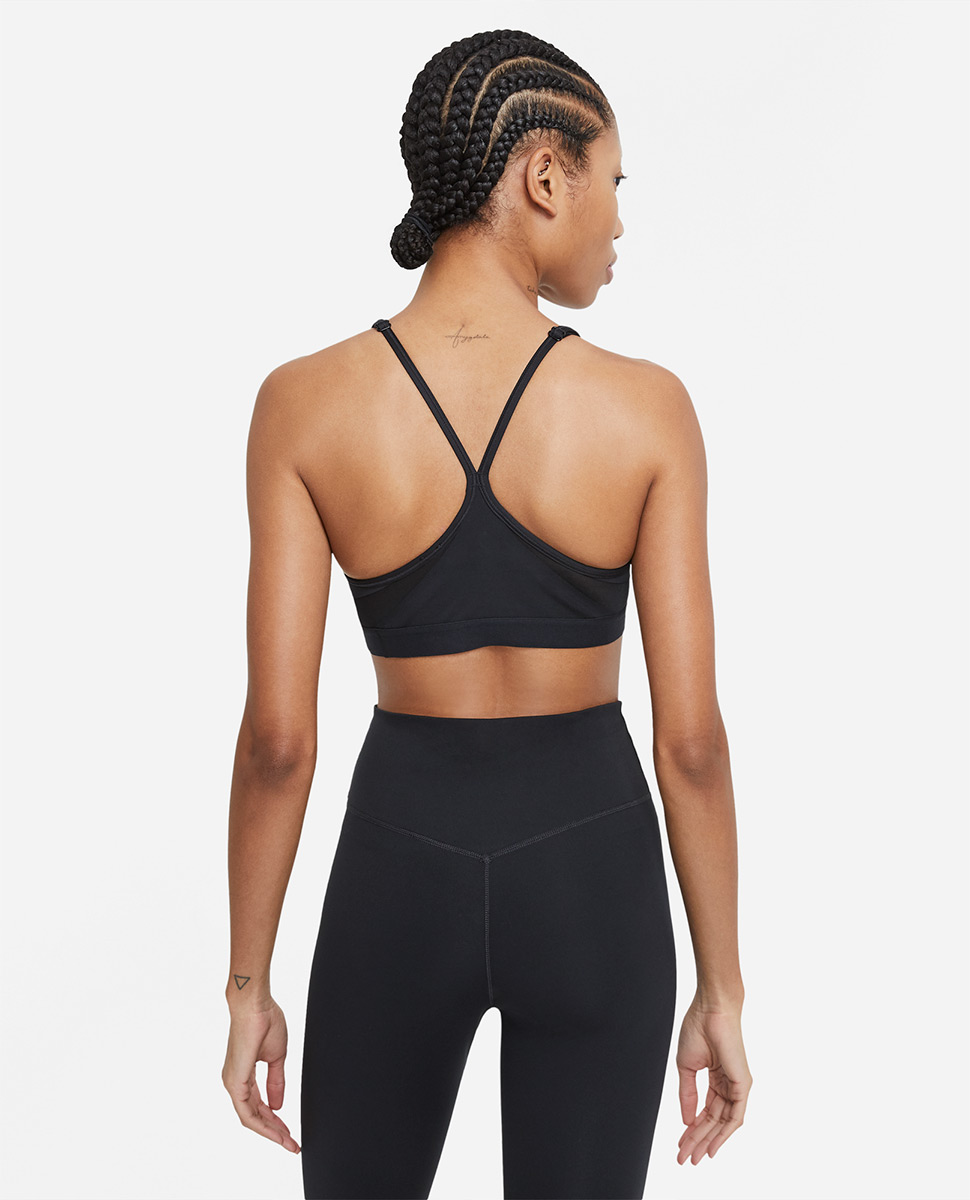 Nike Women's Nike Dry fit Indy V-Neck Bra, Ozmosis