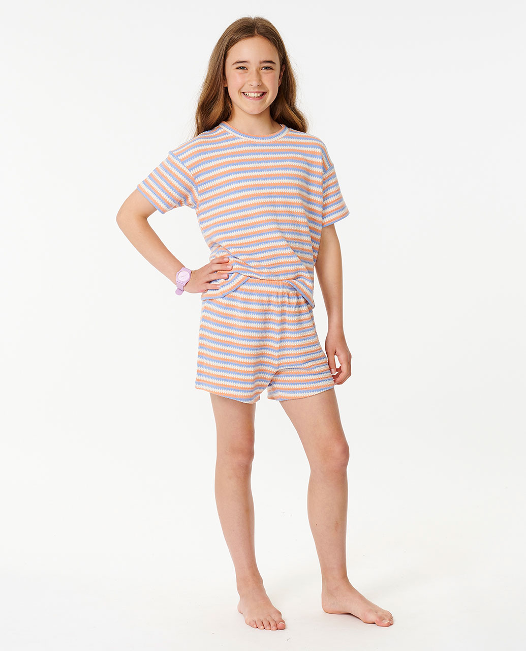 Sun Stripe Knit Short