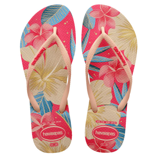 Havaianas Havaianas Slim Floral Thongs at Ozmosis