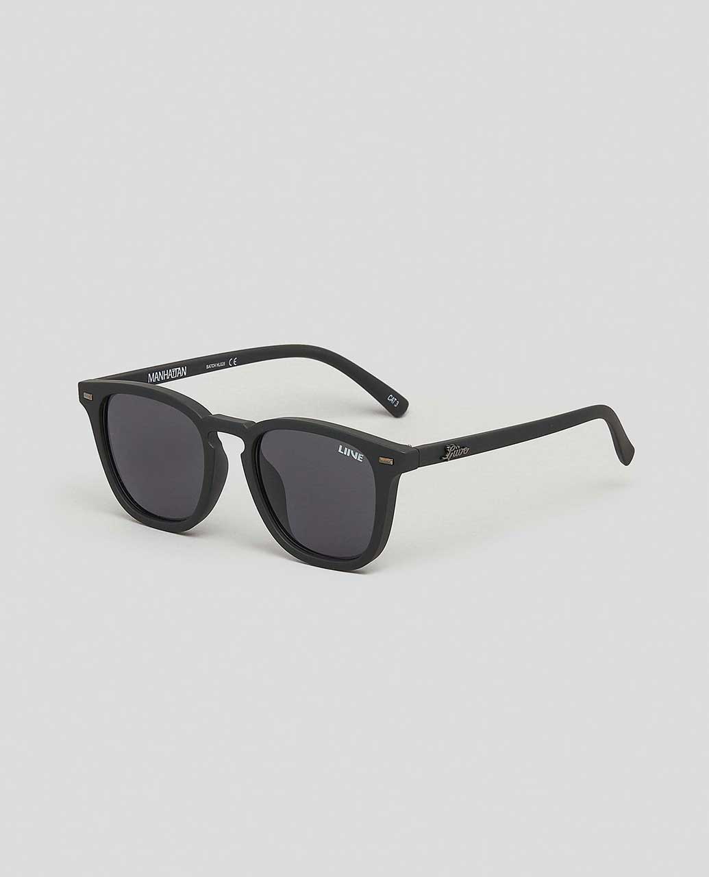 Manhattan Matt Black Sunglasses