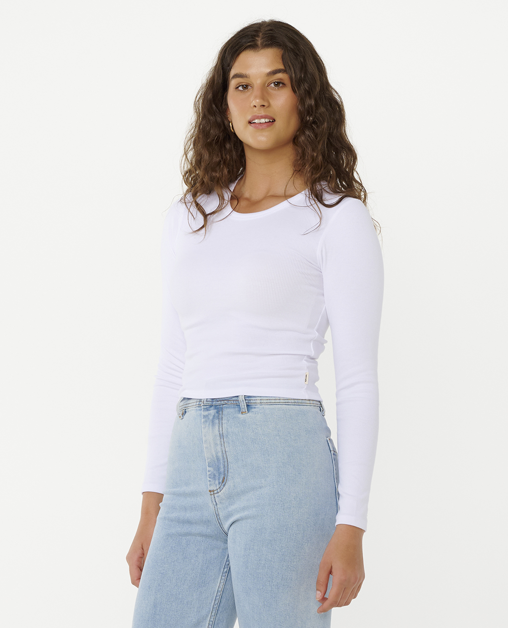 Classic Ribbed Long Sleeve Tee