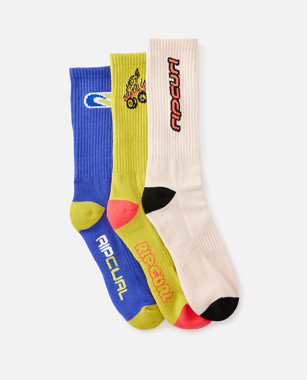 Retro Crew Sock 3PK