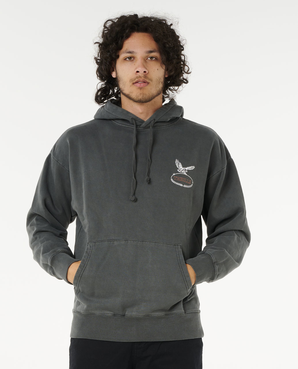 Canyon Slouch Pull Hood-Merch Black