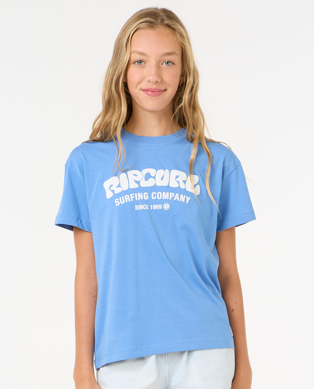 Surf Puff Relaxed Tee- Girl