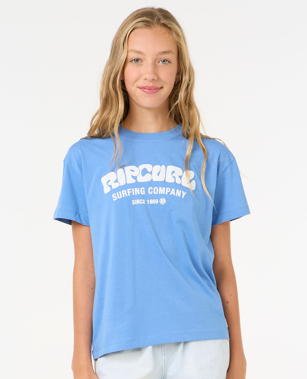 Surf Puff Relaxed Tee - Girls