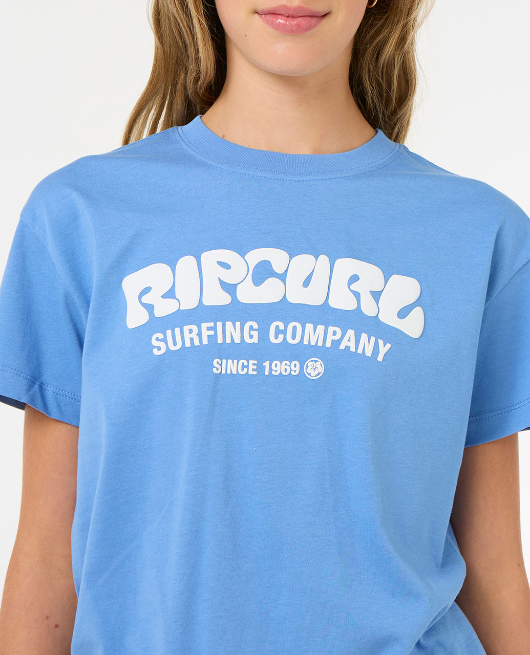 Surf Puff Relaxed Tee - Girls