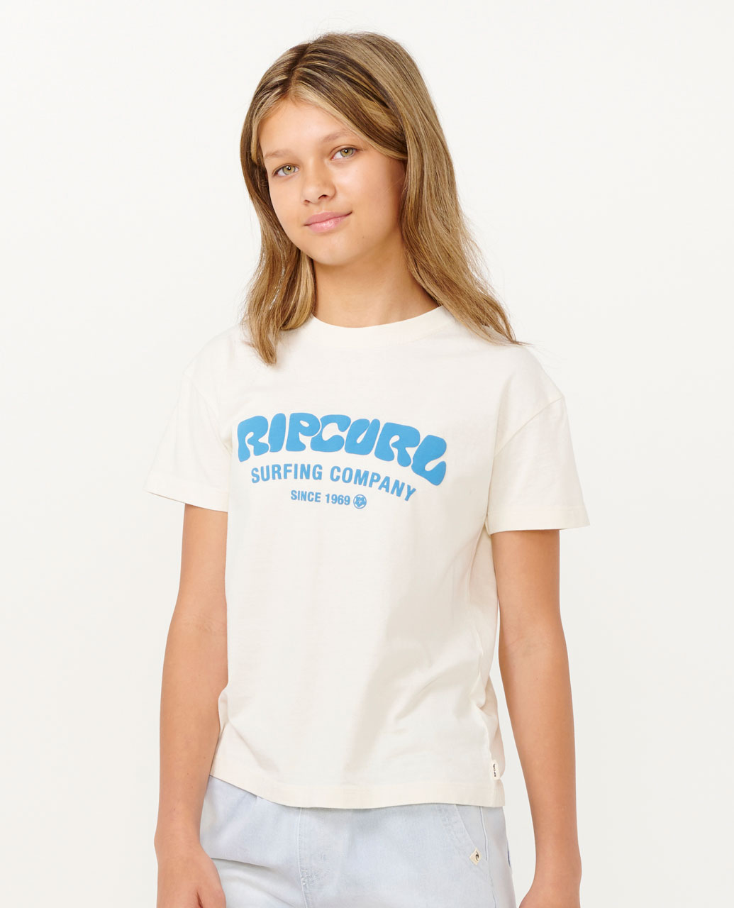 Surf Puff Relaxed Tee- Girl