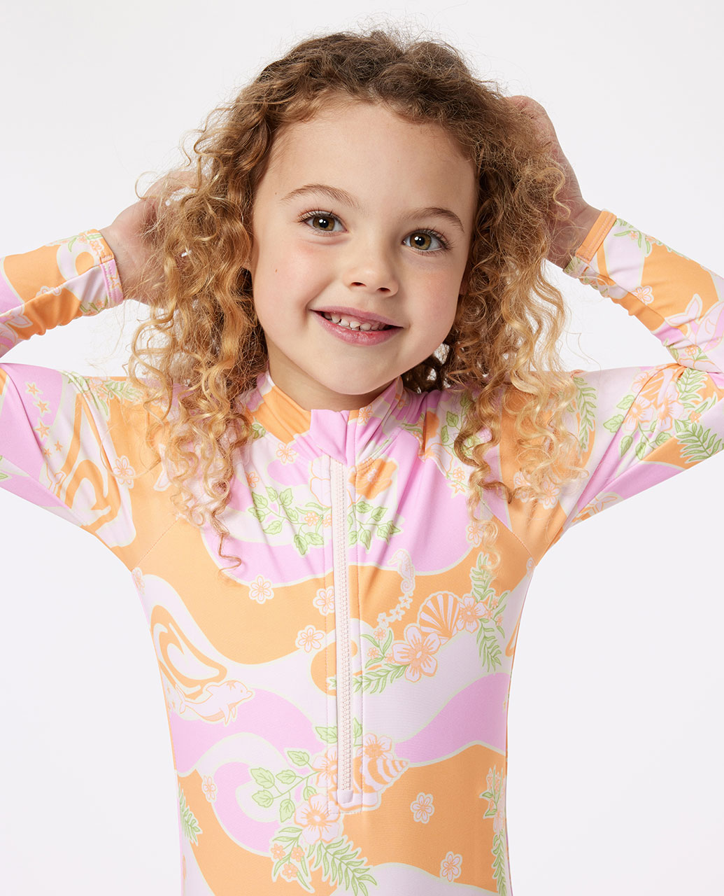 Sunkissed Long Sleeve Surfsuit  - Girls