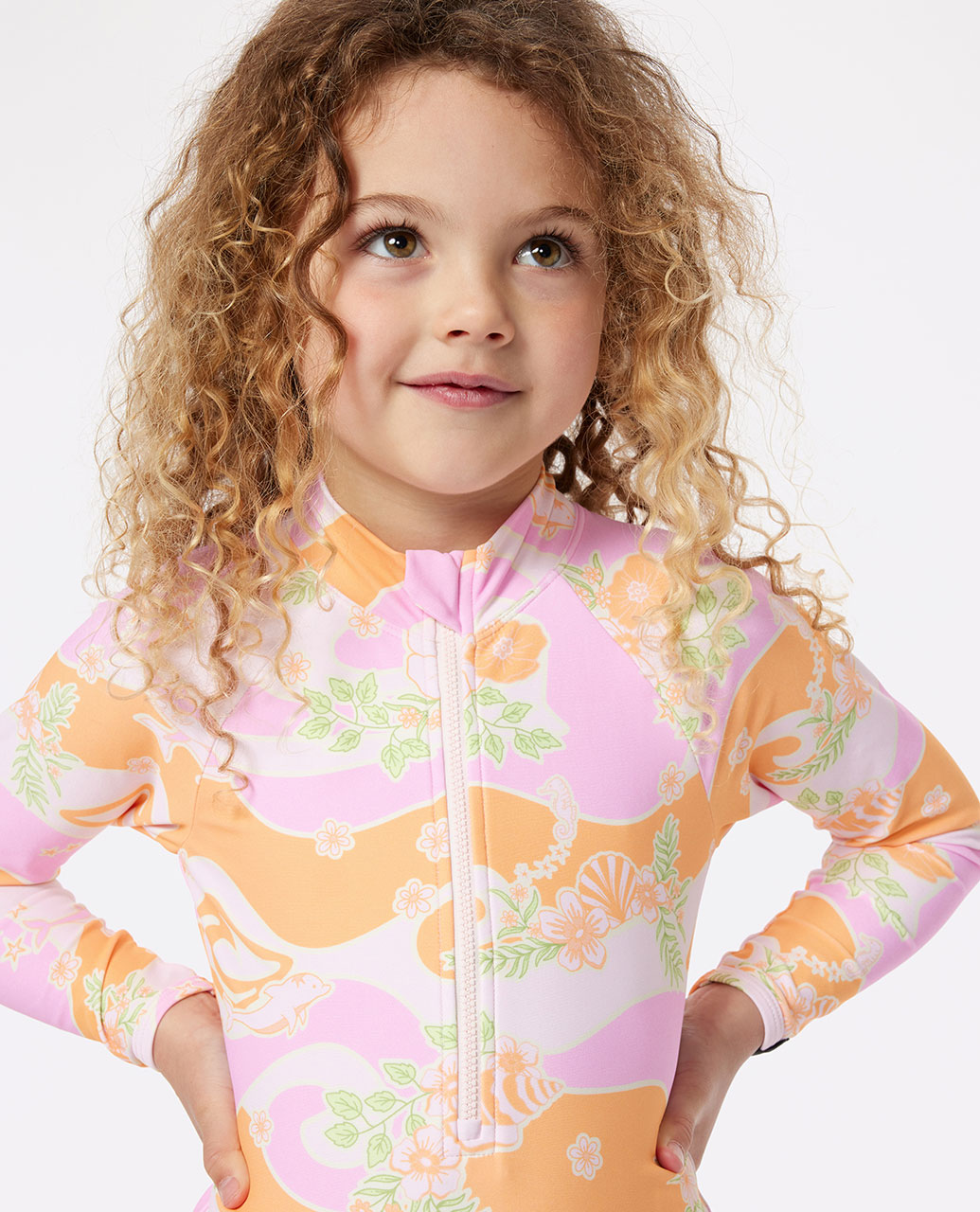 Sunkissed Long Sleeve Surfsuit  - Girls