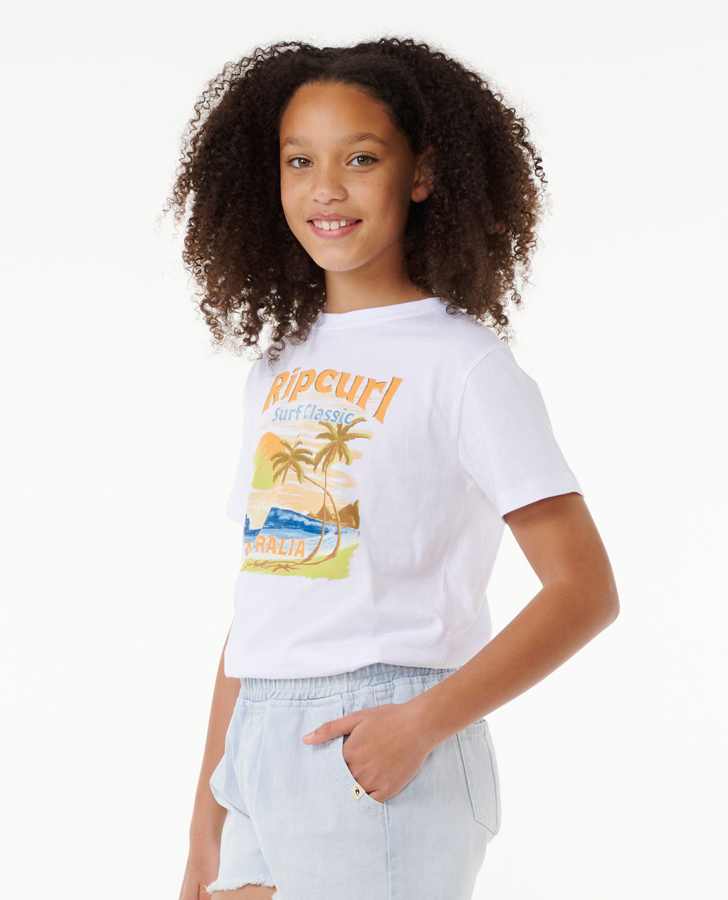 High Tide Scenic Tee  - Girls