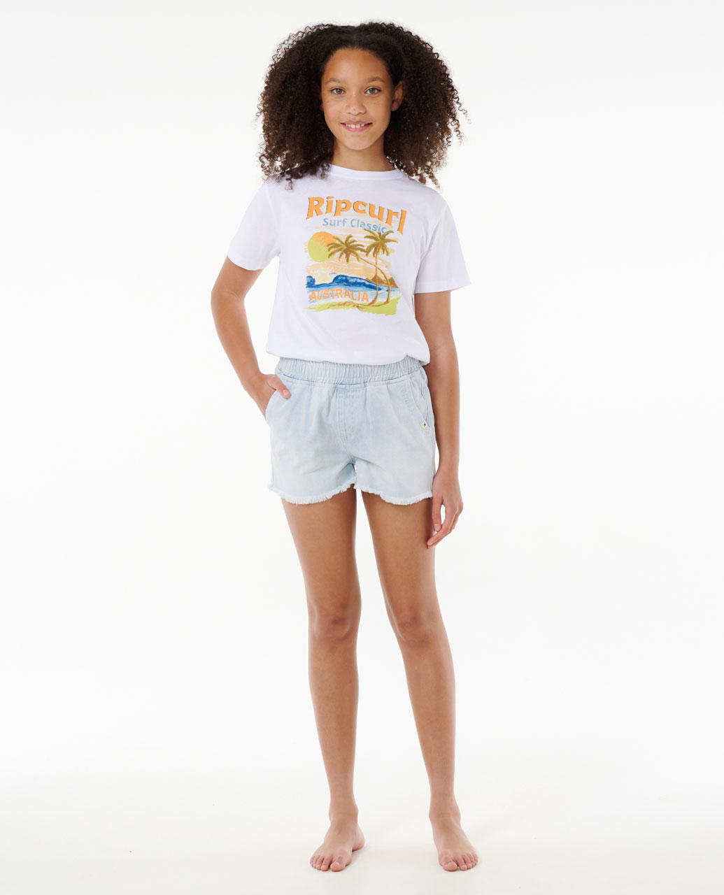 High Tide Scenic Tee  - Girls