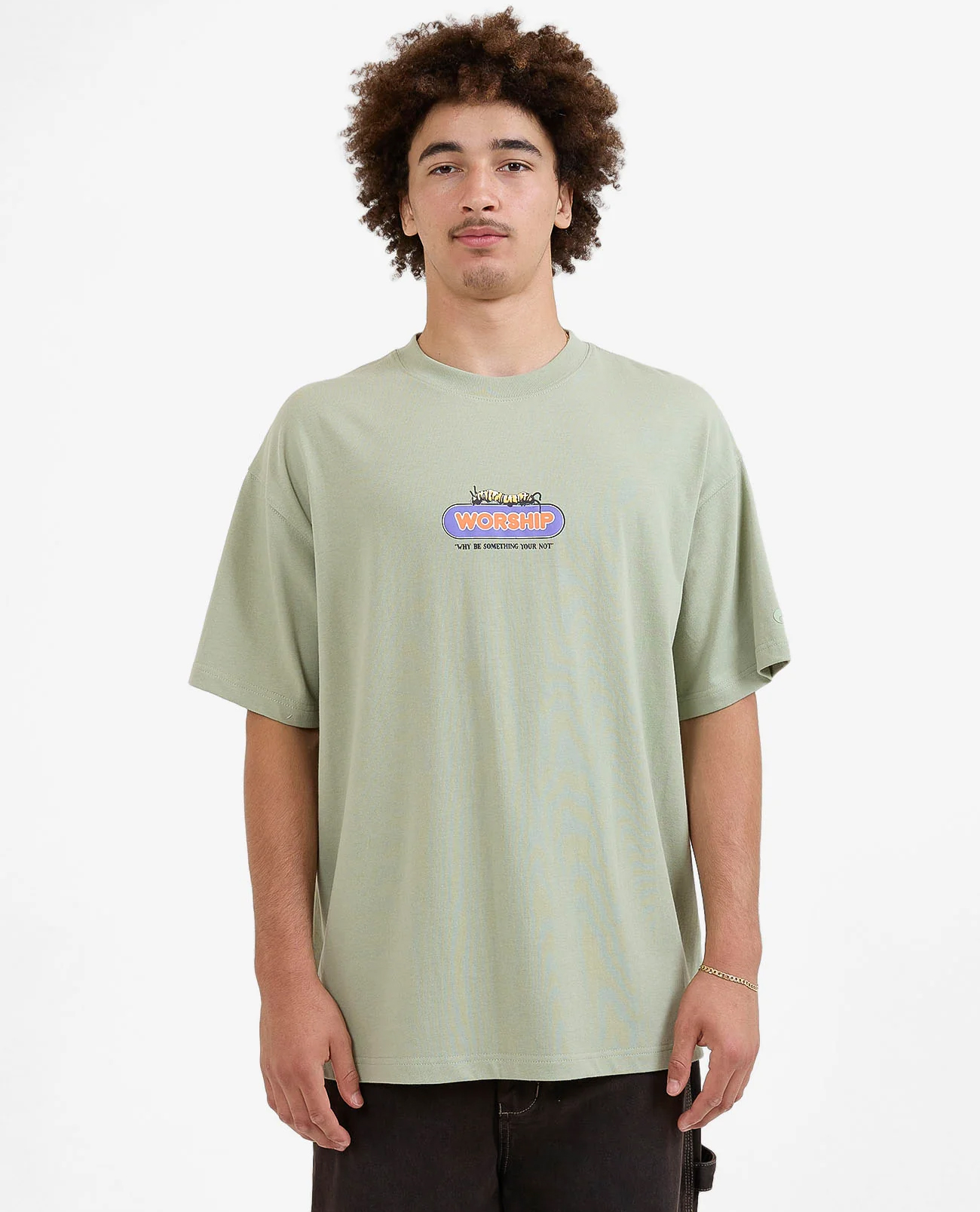 Chyrsalis Oversize Tee-Swamp Green