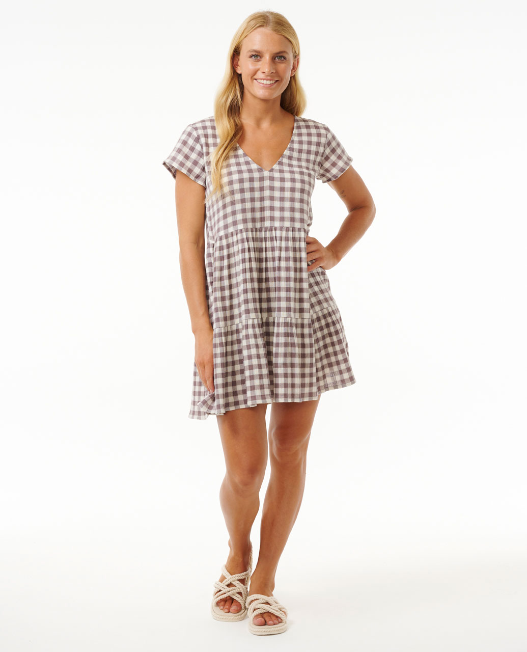 Premium Surf Check Dress