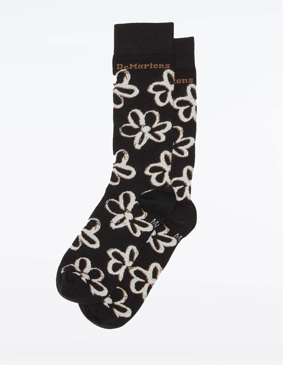 Scribble Floral Sock