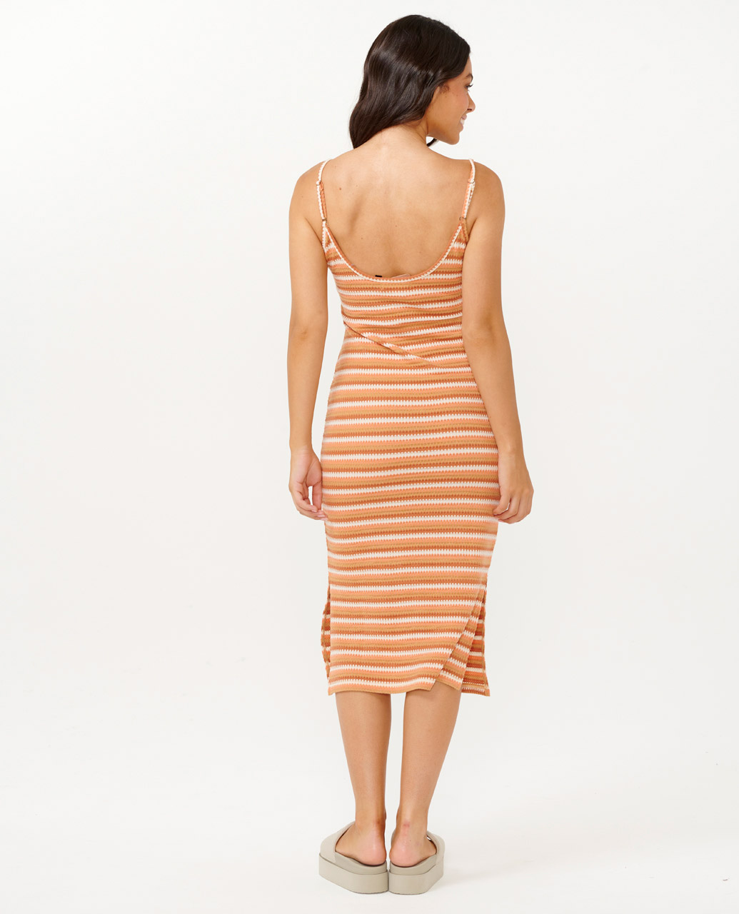 Bobbi Stripe Midi Dress