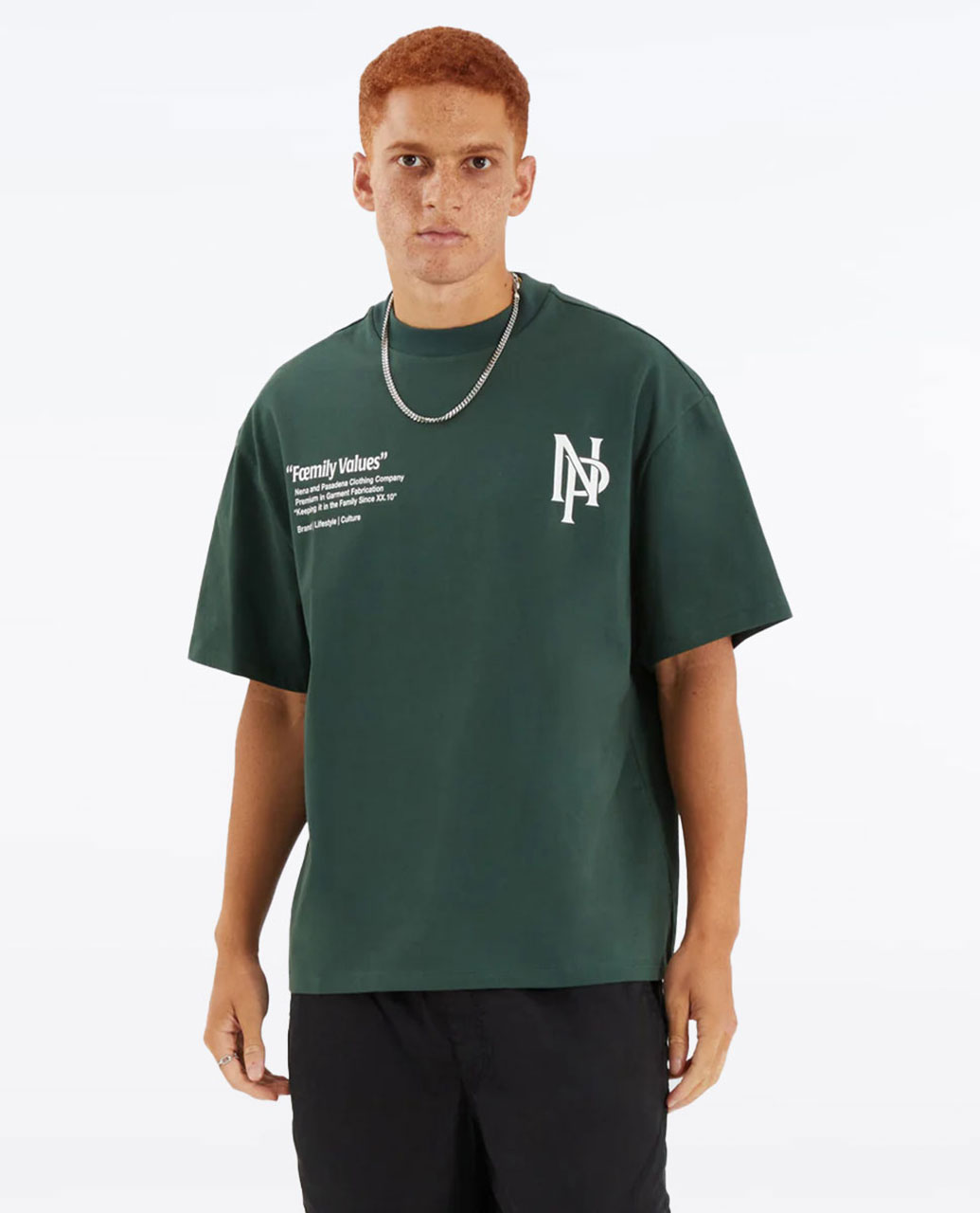 Scalar Heavy Street Tee-Pine