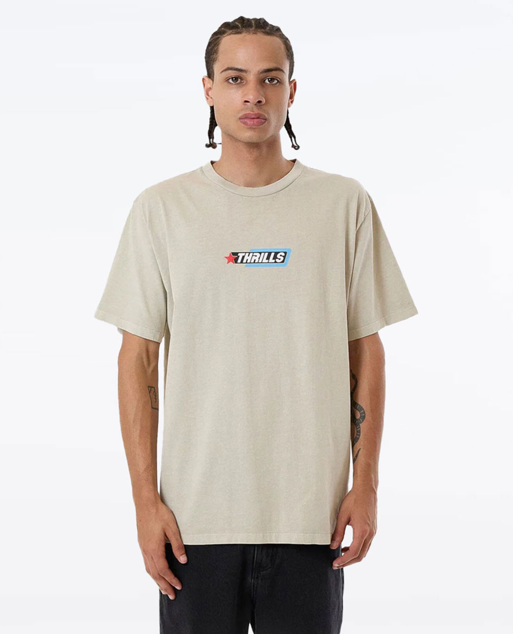 Lockstar Merch Fit Tee - Stone