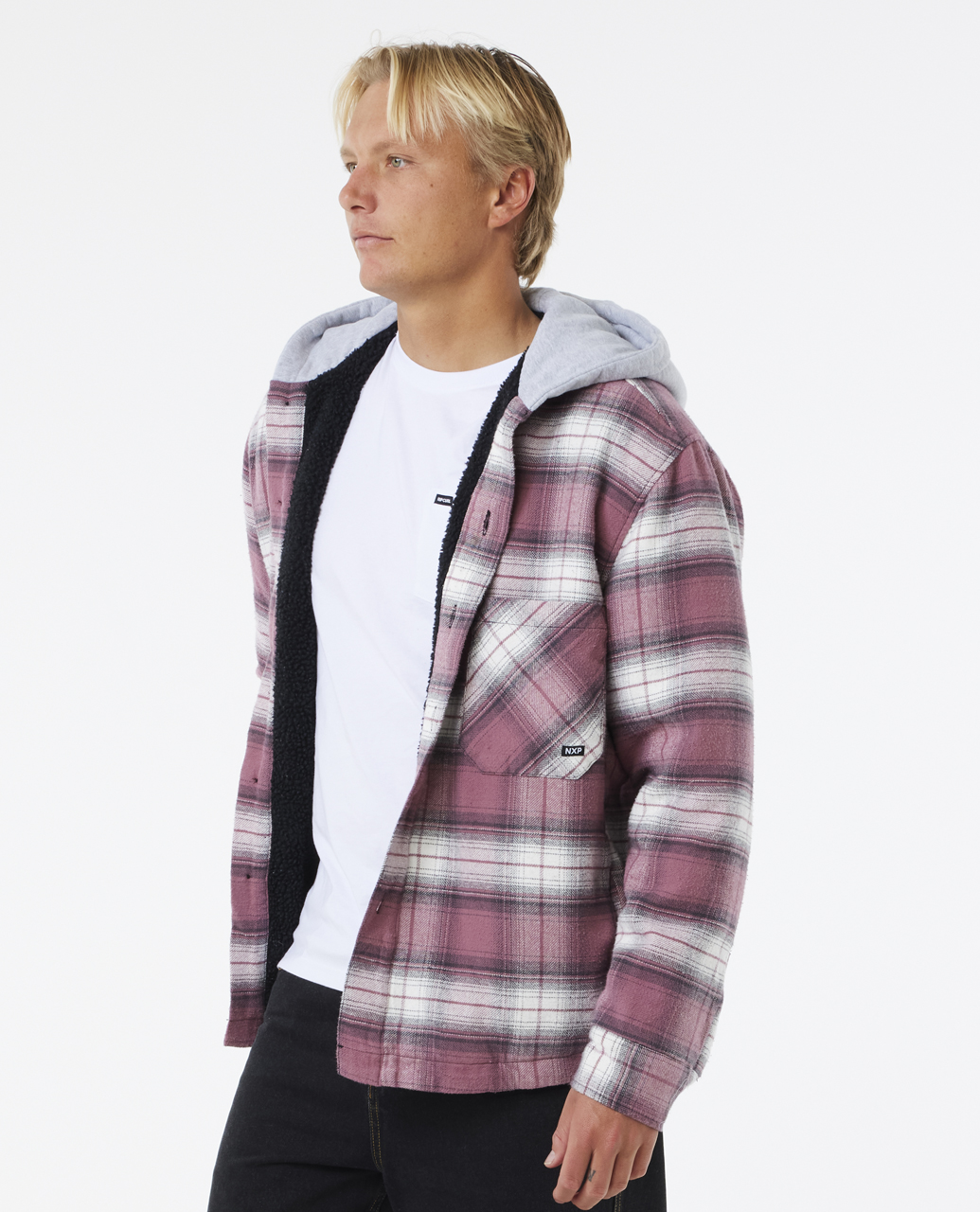 Hooded Flannel Overshirt