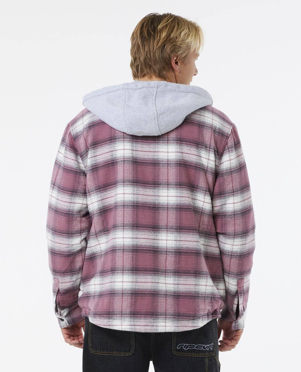 Hooded Flannel Overshirt