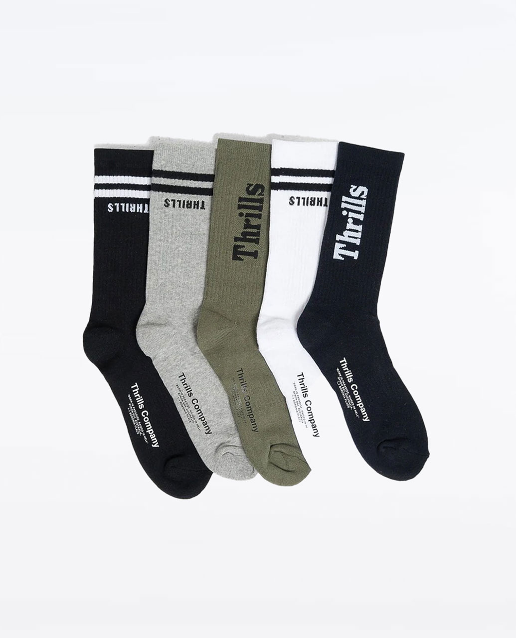 Minimal Thrills 5Pk Socks