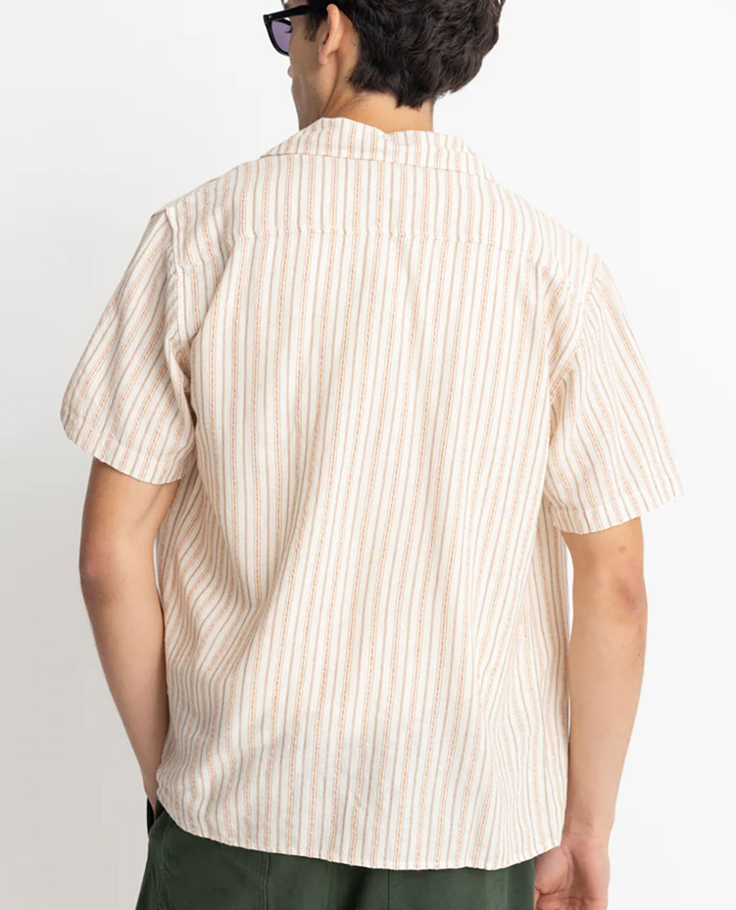 Vacation Stripe Short Sleeve Shirt