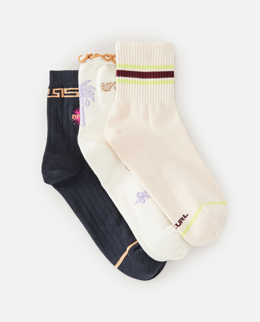 Mixed Socks 3-Pk