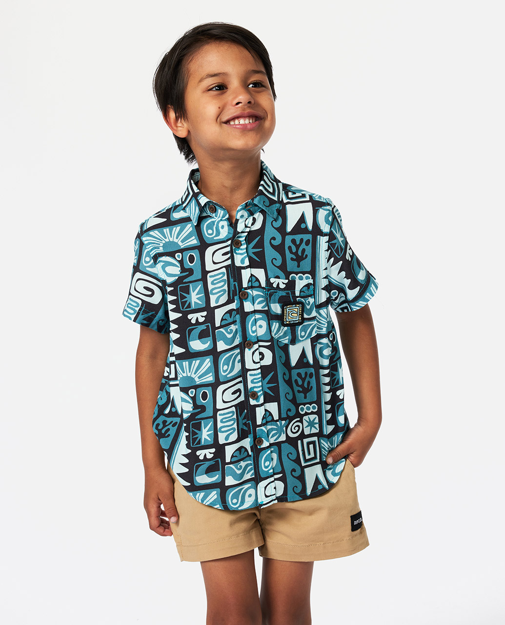 Geo Short Sleeve Shirt - Boys (1-8 years)