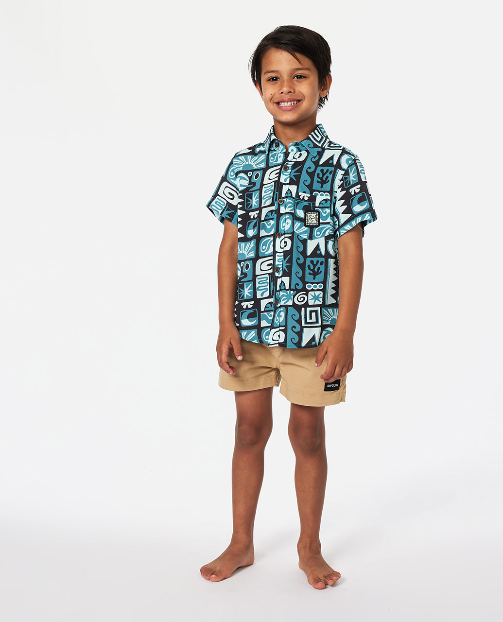 Geo Short Sleeve Shirt - Boys (1-8 years)