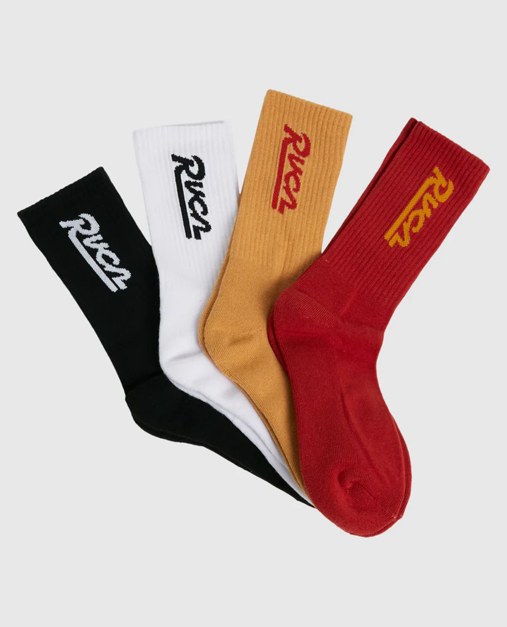 Mens RVCA Sock-Multi Pack