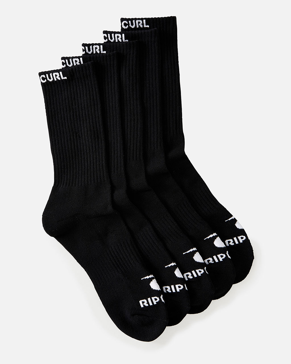 Brand Crew Socks 5 Pack