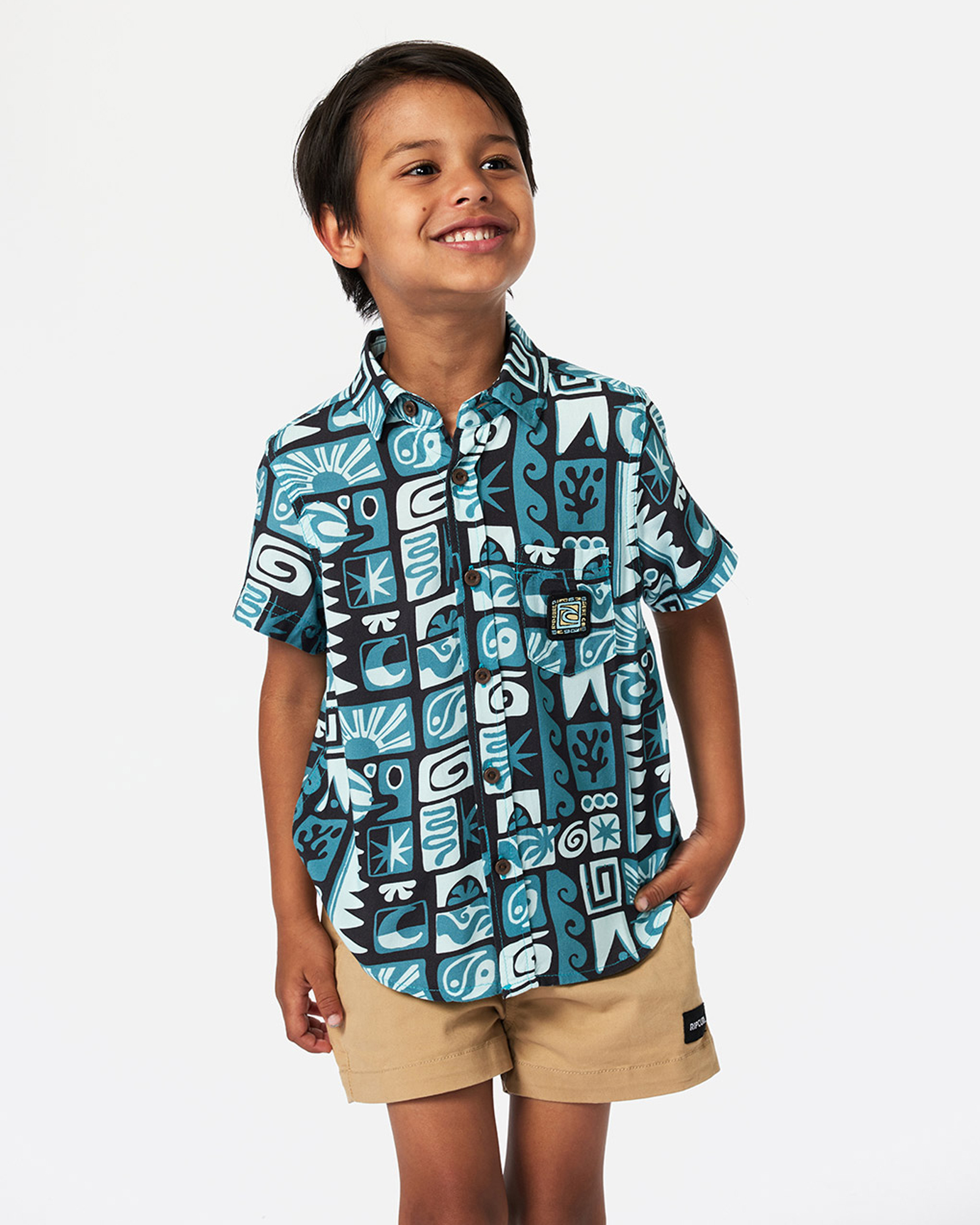 Geo Short Sleeve Shirt  - Boys (1-8 years)