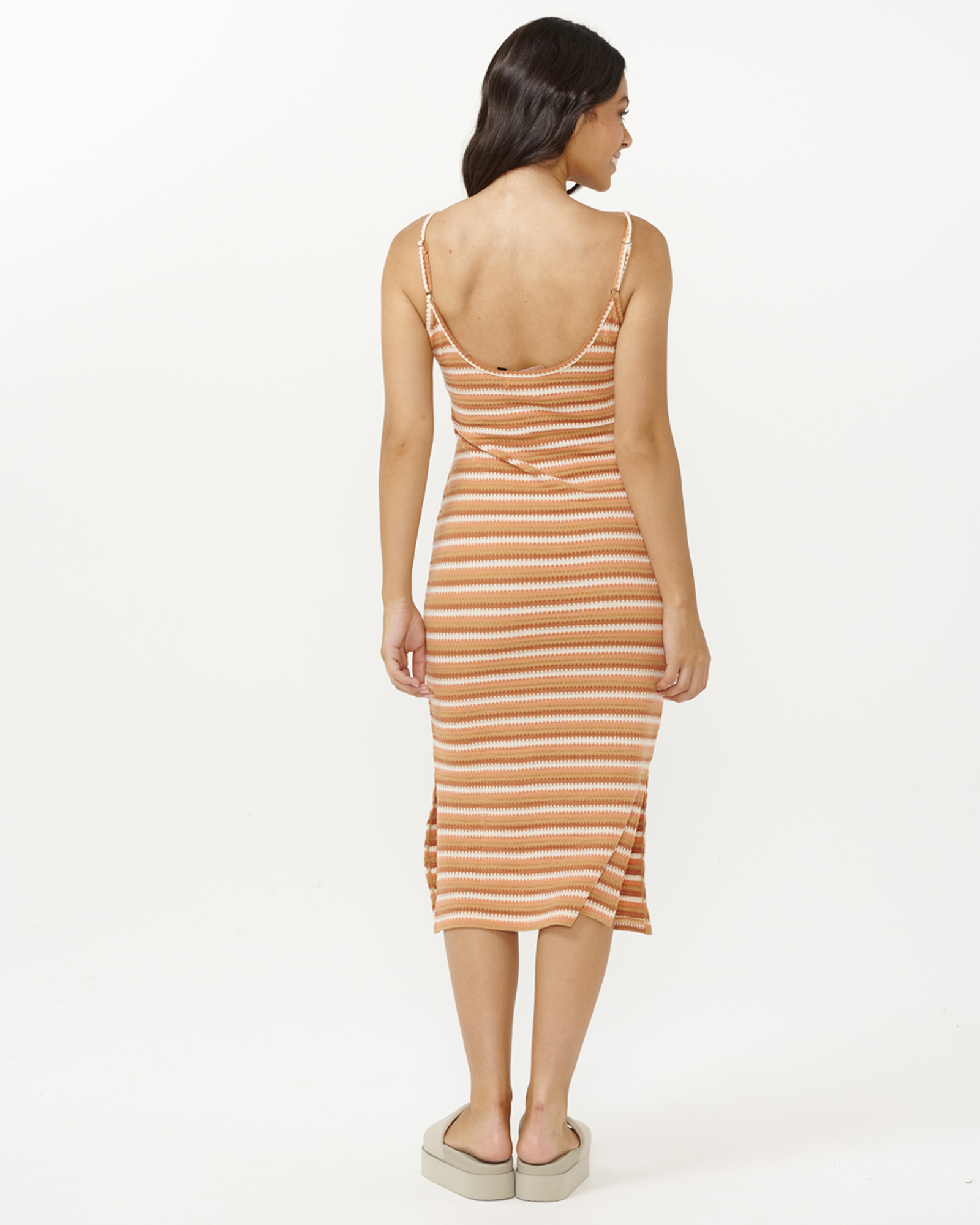 Bobbi Stripe Midi Dress