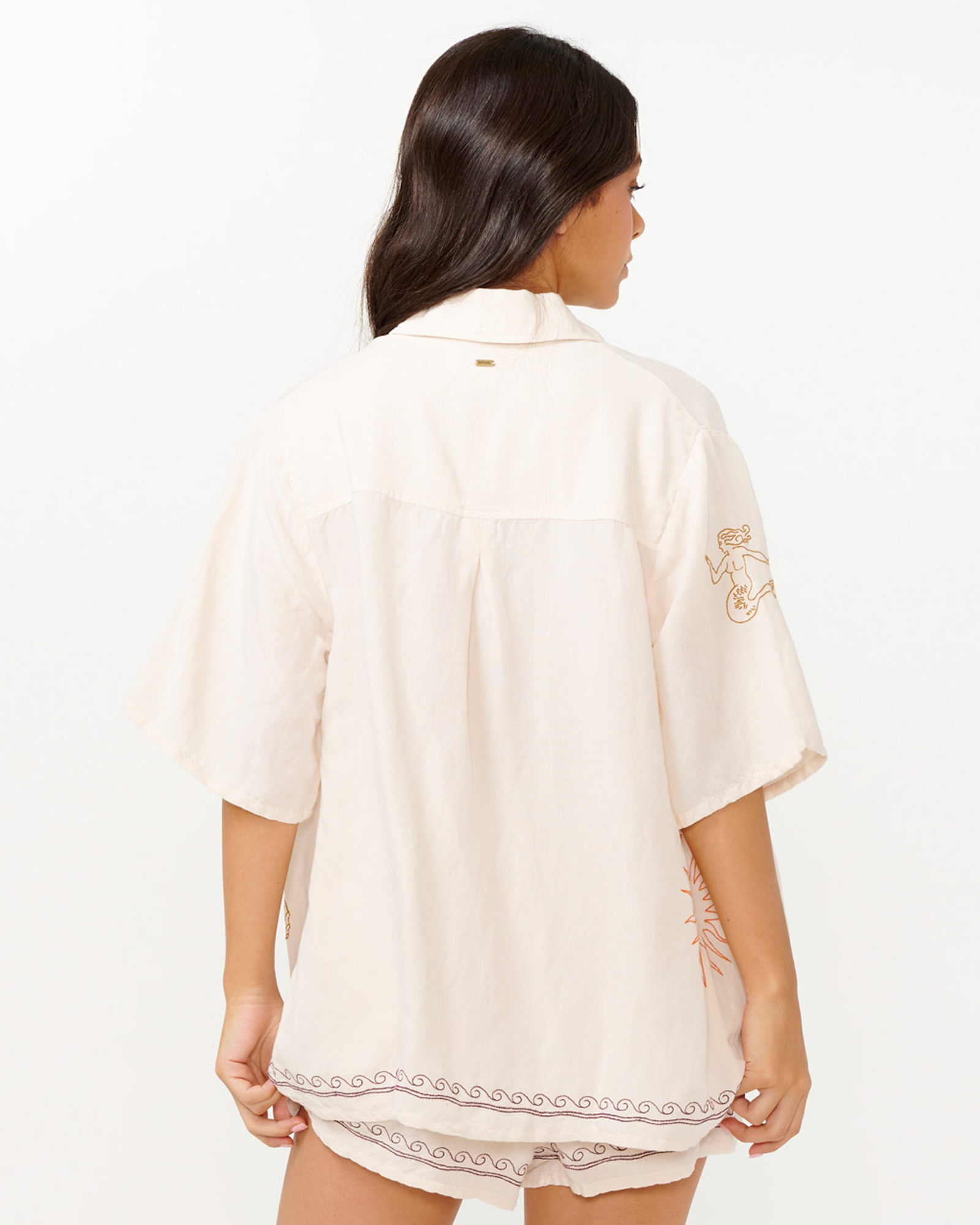 Beach Party Embroidered Shirt