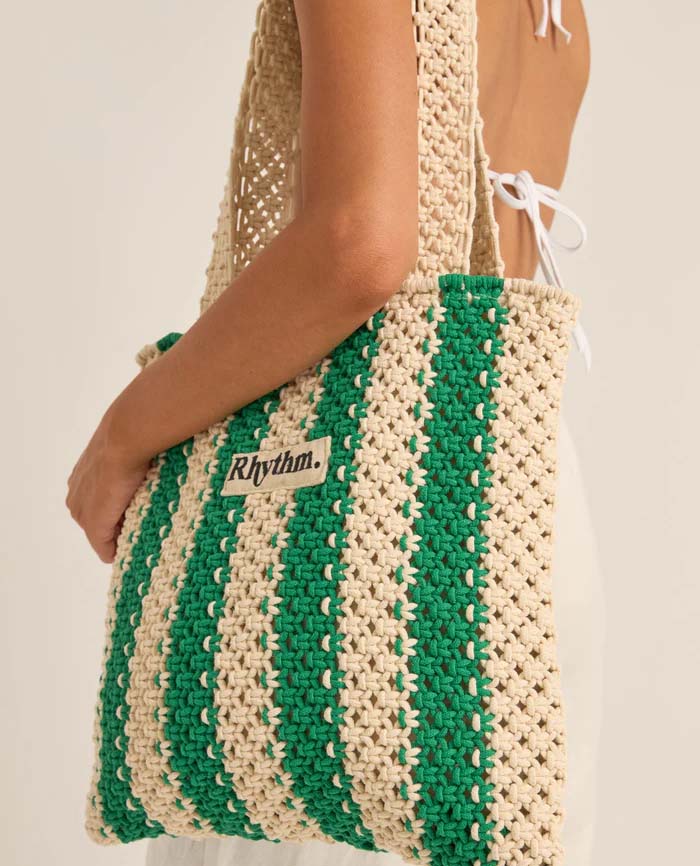 Dal Stripe Crochet Bag