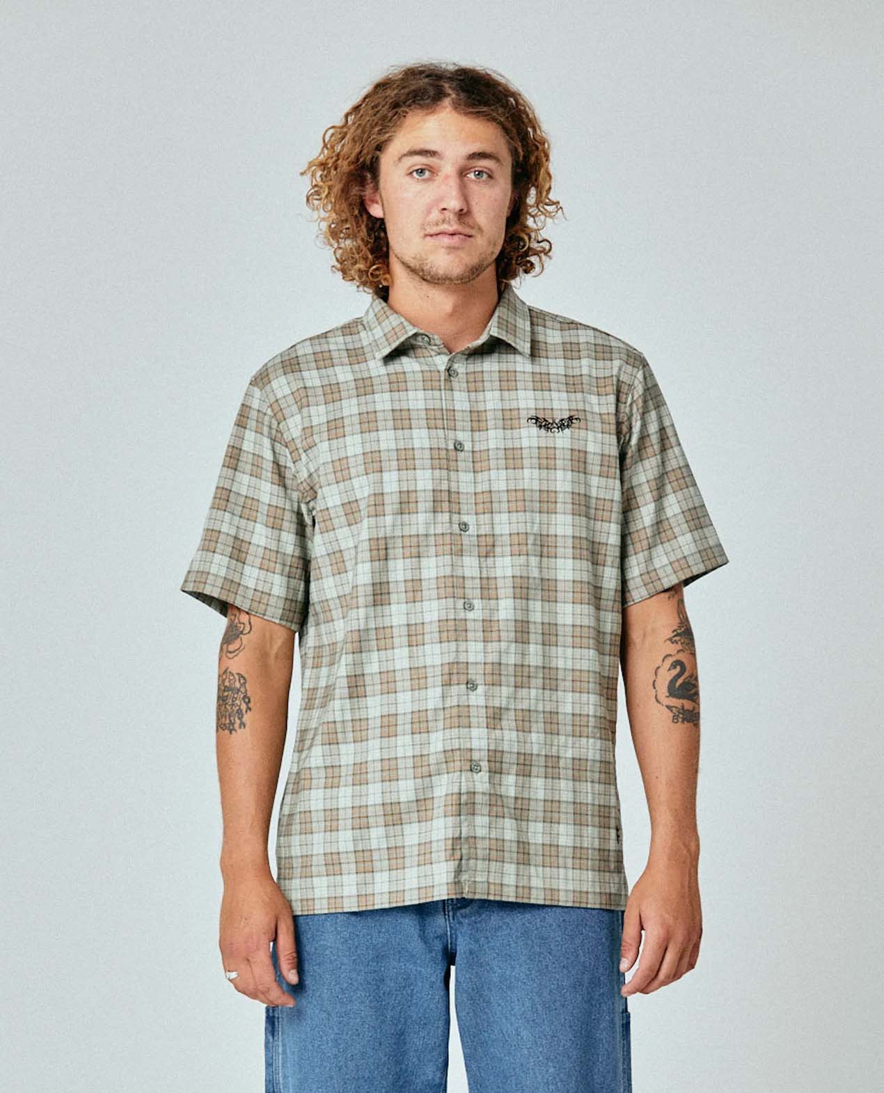 Manners Check SS Shirt