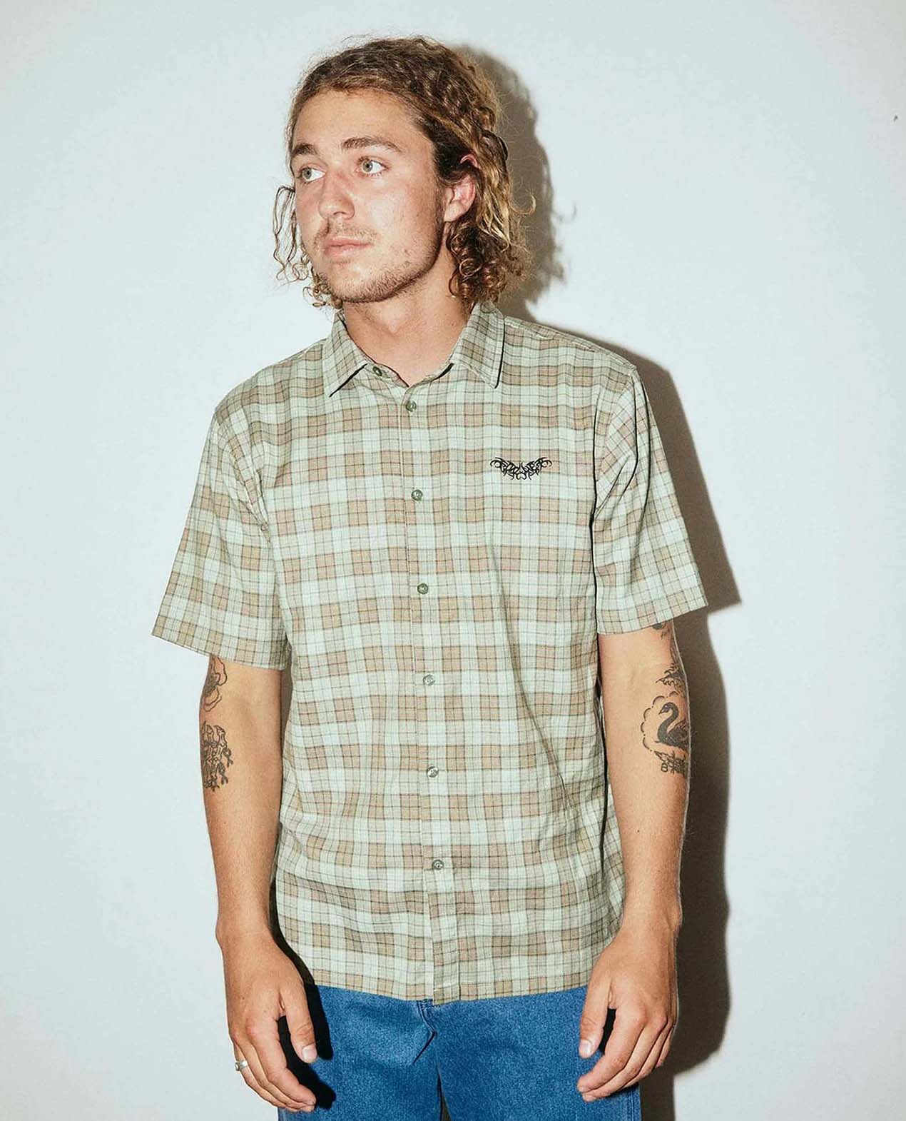 Manners Check SS Shirt