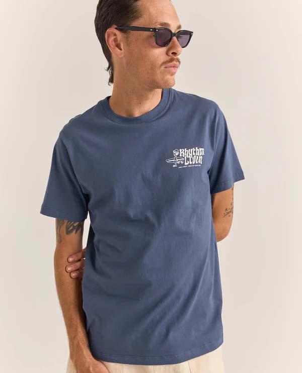 Livin Tee-Navy