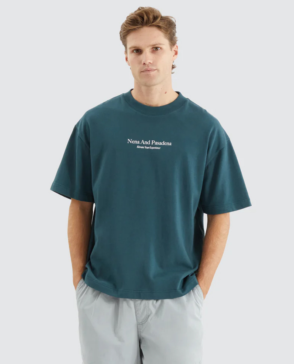 Blueprint Tee-Pigment Sea Moss