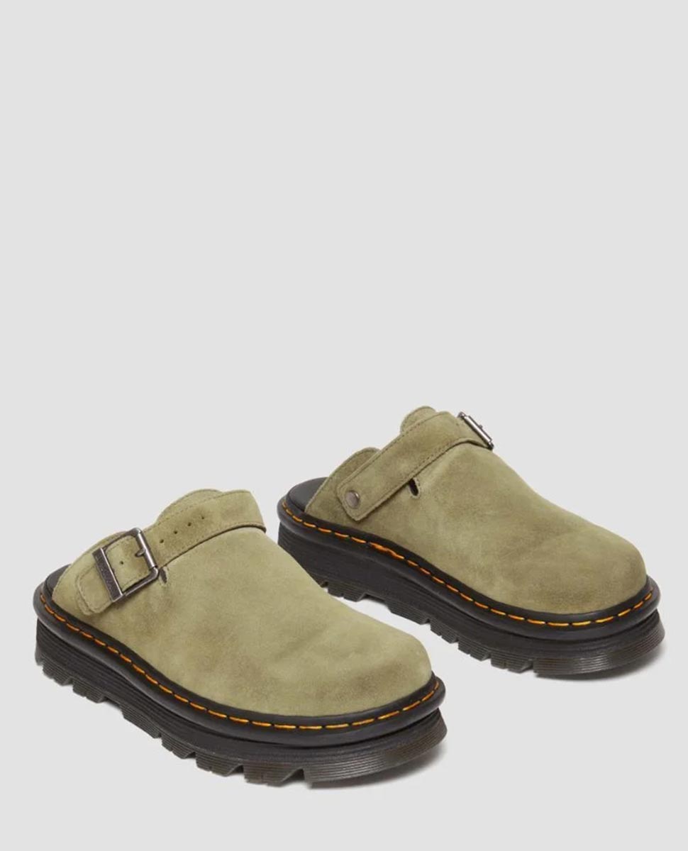 Zebzag Mule Muted Olive