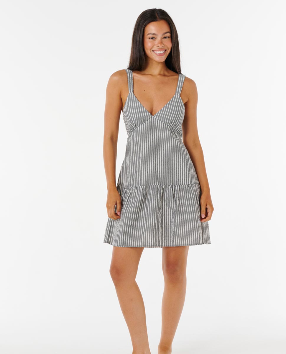 Stevie Stripe Tie Back Mini Dress