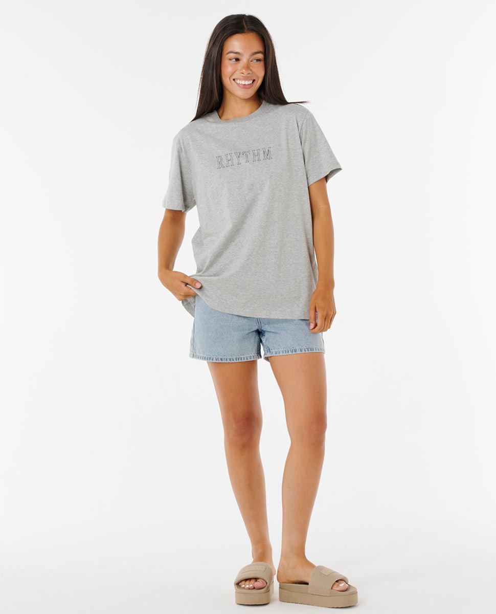 Flagship Boyfriend Tee -Heather Gry