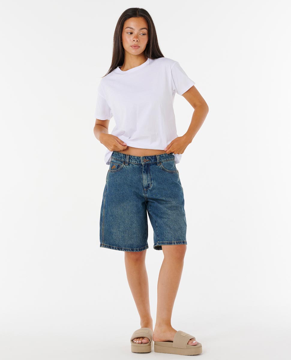 Sloucher Short - Mid Blue