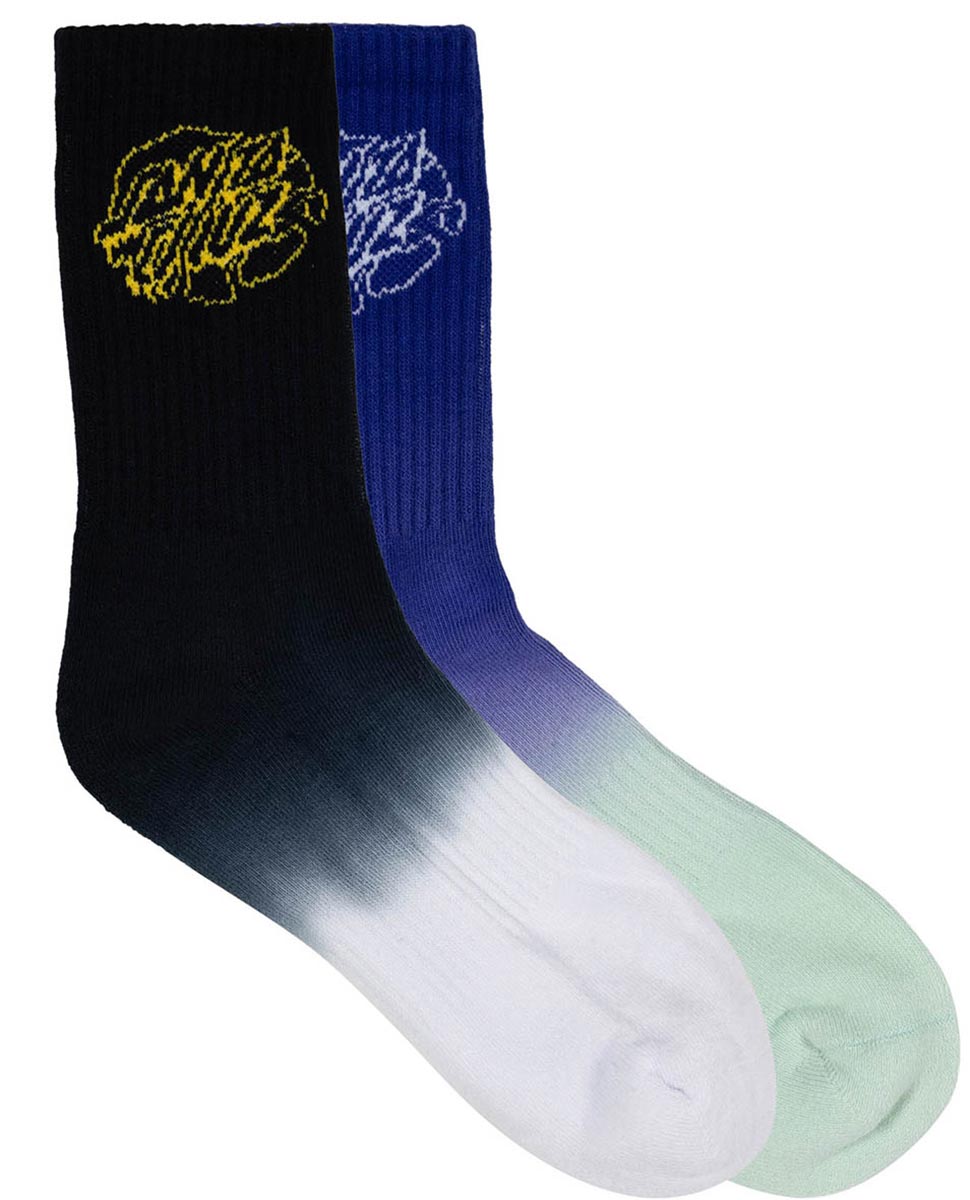 Universal Oval Dot Crew Sock 2 Pack