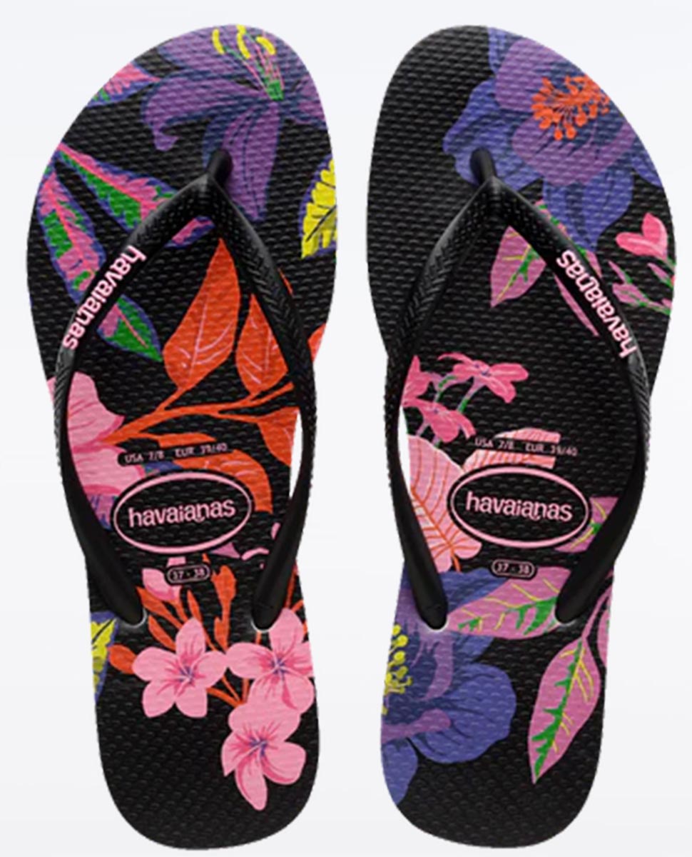 Havs Slim Floral Neon Black