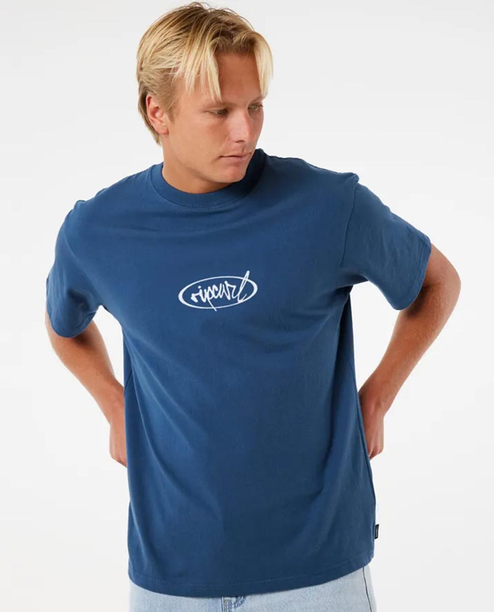 Script Oval Tee