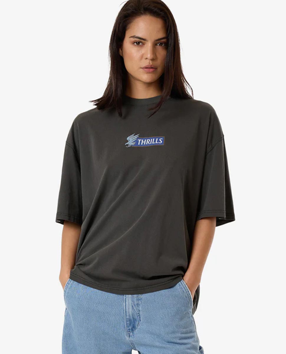 Allegiance Relaxed Tee-Black