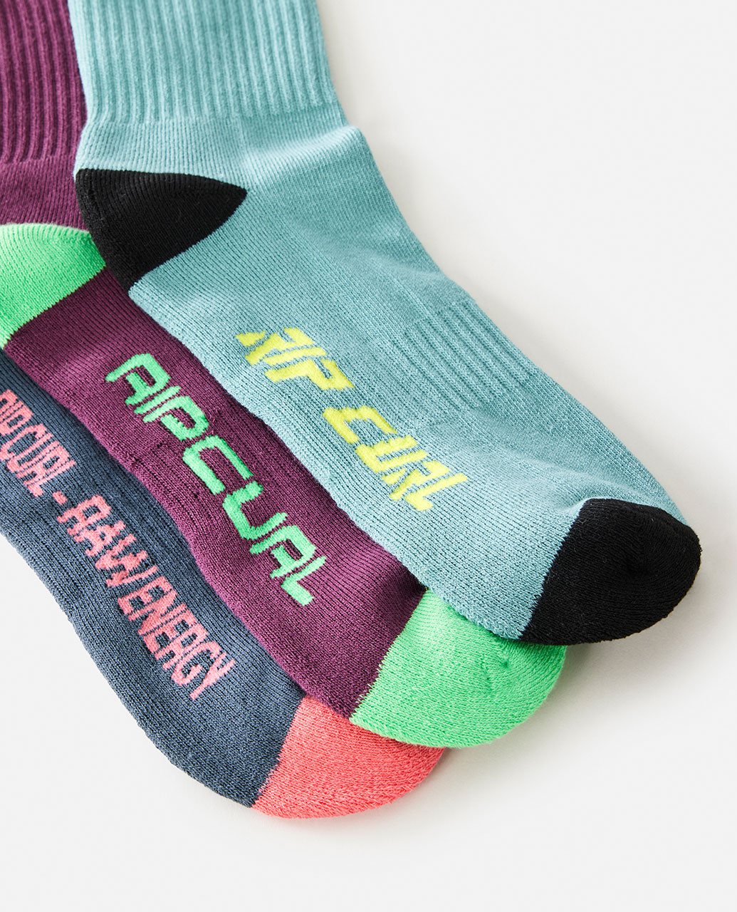 Retro Crew Socks 3 Pack - Unisex